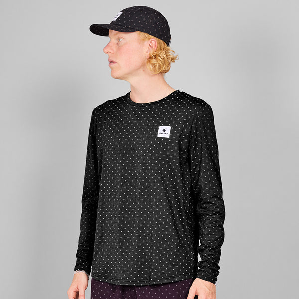 Saysky Reflective Polka Pace Long sleeve Sort Reflective Polka 1018 MMRLS02C1018