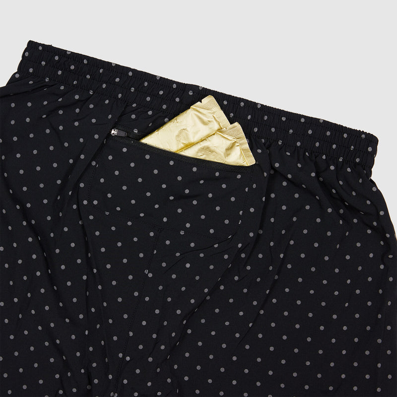 Saysky Reflective Polka 2 In 1 Pace Shorts 5" Sort Reflective Polka 1018 MMRSH01C1018