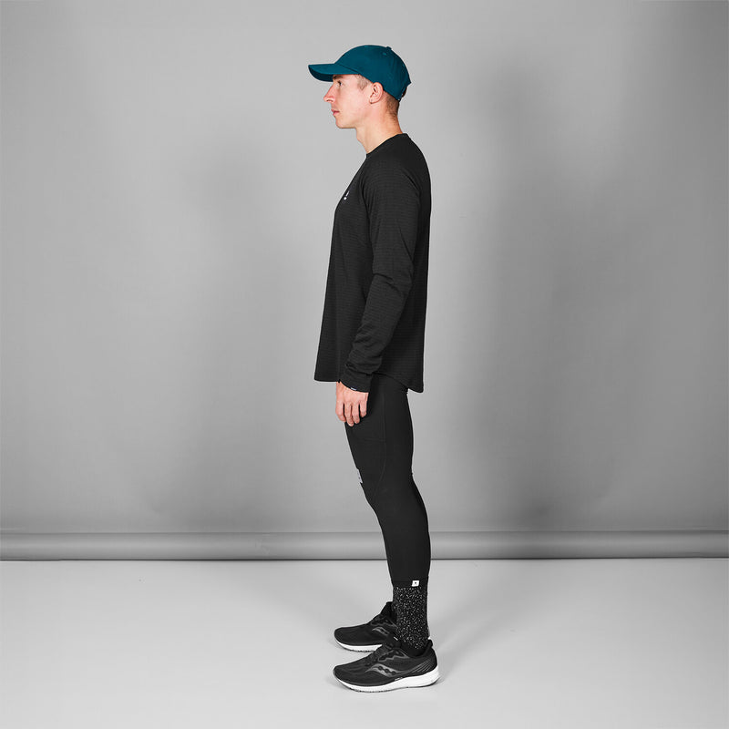 Saysky Blaze Long Sleeve Light Fleece Sort 9001 KMRFL02C9001