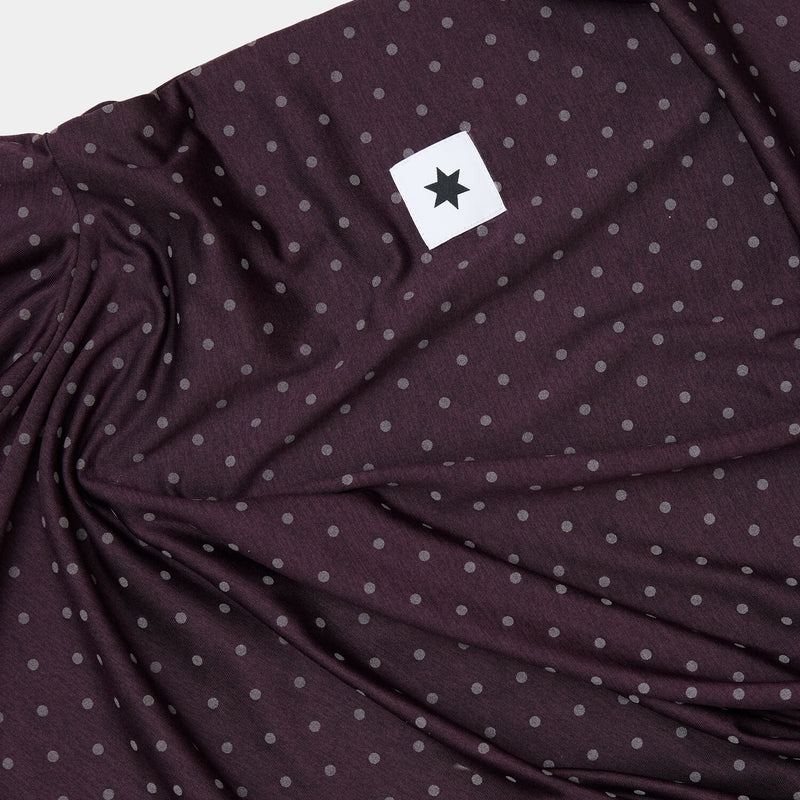 Saysky Reflective Polka Pace Long Sleeve Lilla 1022 MMRLS02C1022