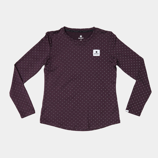 Saysky Reflective Polka Pace Long sleeve Lilla 1022 MWRLS01C1022