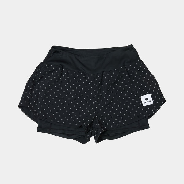Saysky Reflective Polka 2 In 1 Pace Shorts 3" Sort Reflective Polka 1018 MWRSH01C1018