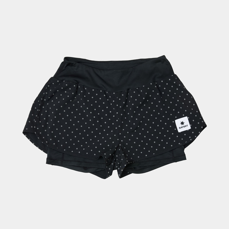 Saysky Reflective Polka 2 In 1 Pace Shorts 3" Sort Reflective Polka 1018 MWRSH01C1018