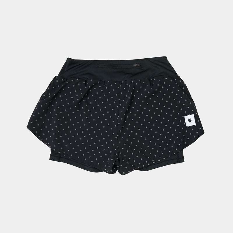 Saysky Reflective Polka 2 In 1 Pace Shorts 3" Sort Reflective Polka 1018 MWRSH01C1018
