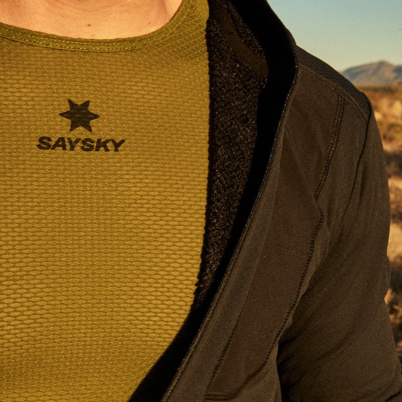 Saysky Mesh Base Layer Long Sleeve Grøn 313 NMRBL32C313