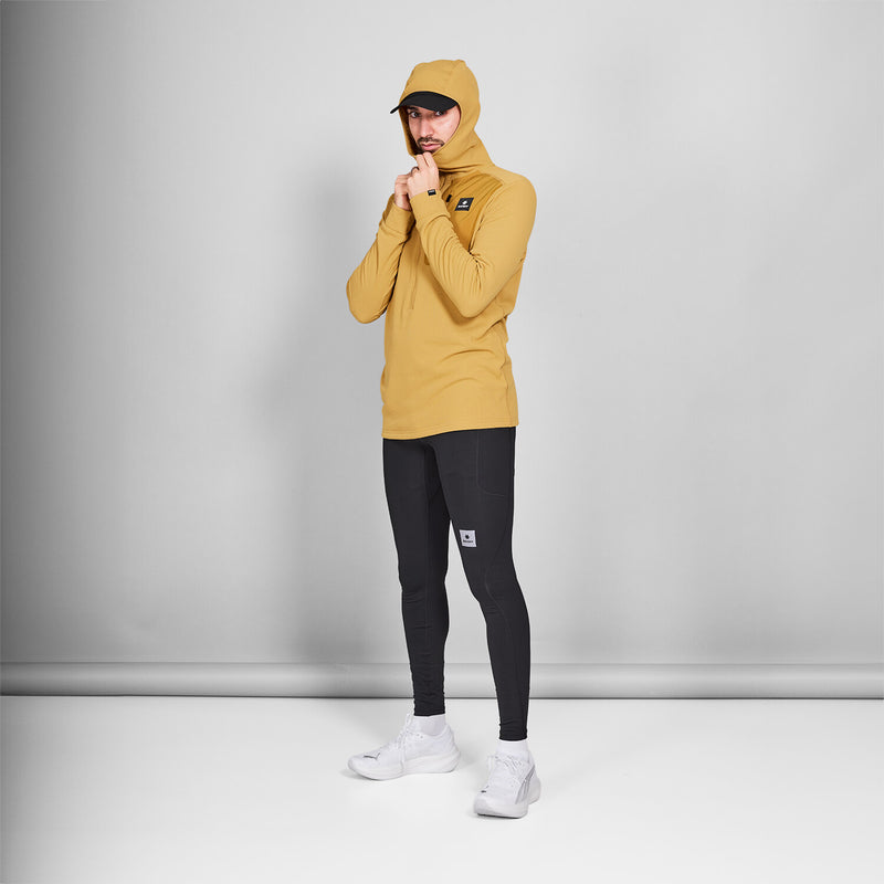 Saysky Combat Half Zip Fleece Hoodie Gul 414 NMRHO30C414