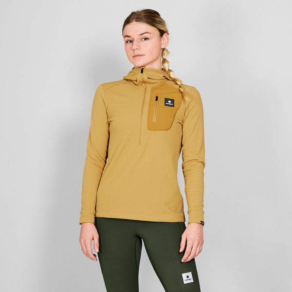 Saysky Combat Half Zip Fleece Hoodie Gul 414 NWRHO30C414