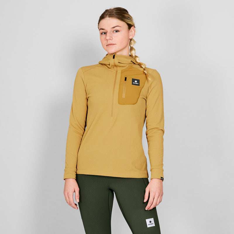 Saysky Combat Half Zip Fleece Hoodie Gul 414 NWRHO30C414