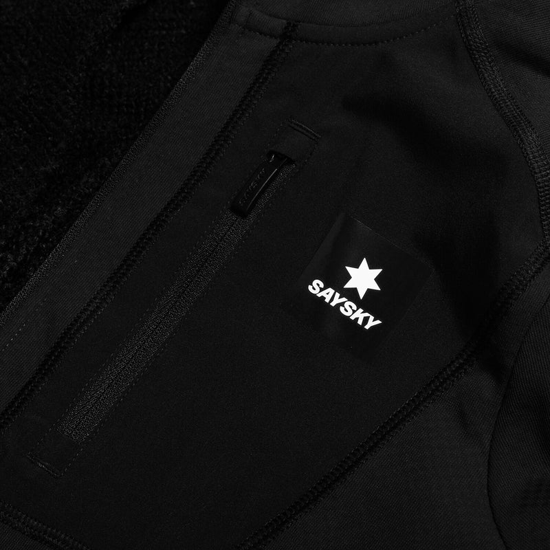 Saysky Combat Half Zip Fleece Hoodie Sort 901 NWRHO30C901