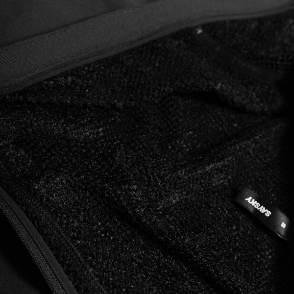 Saysky Combat Half Zip Fleece Hoodie Sort 901 NWRHO30C901