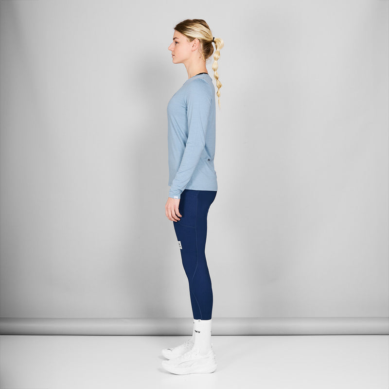 Saysky Logo Pace Long Sleeve Blå 2010 NWRLS20C2010