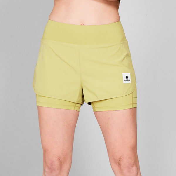 Saysky 2 in 1 Pace Shorts 3'' Grøn 312 NWRSH23C312