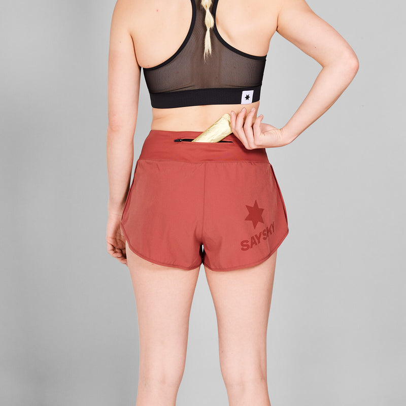 Saysky Pace Shorts 3'' Rød 505 NWRSH24C505