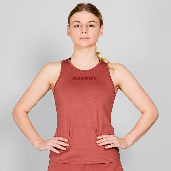 Saysky Logo Pace Top Rød 5006 NWRSI20C5006