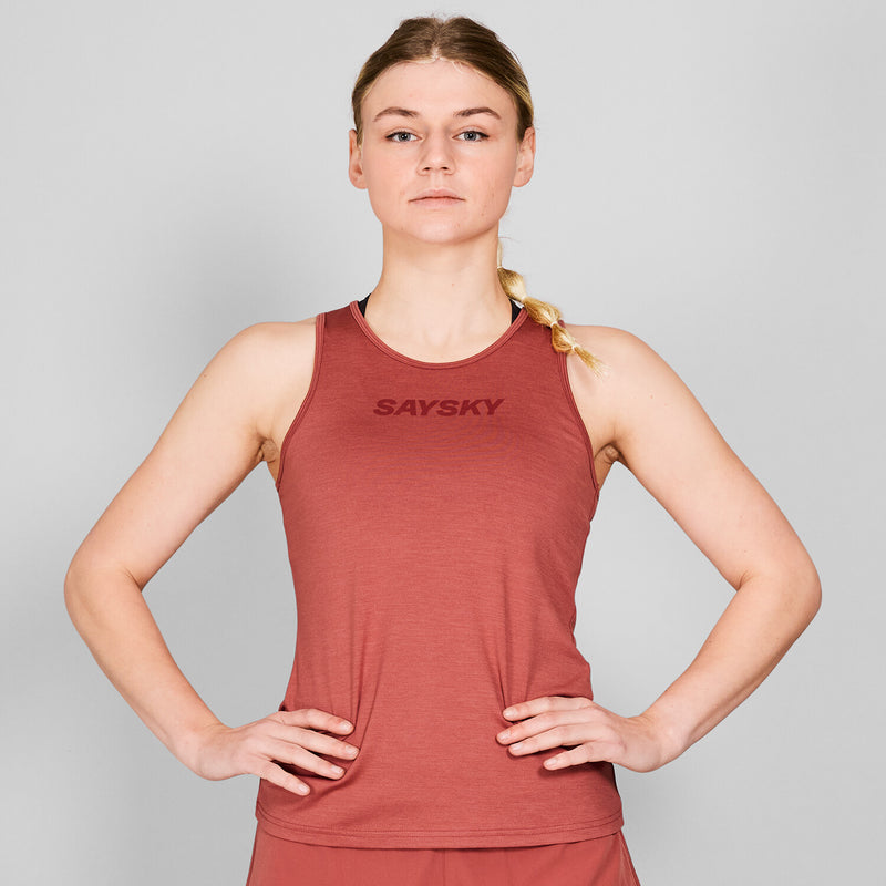 Saysky Logo Pace Top Rød 5006 NWRSI20C5006