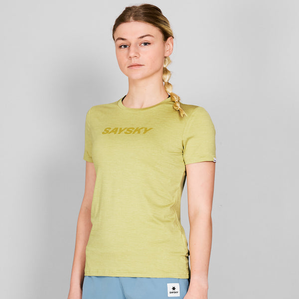 Saysky Logo Pace T-Shirt Grøn 3008 NWRSS20C3008