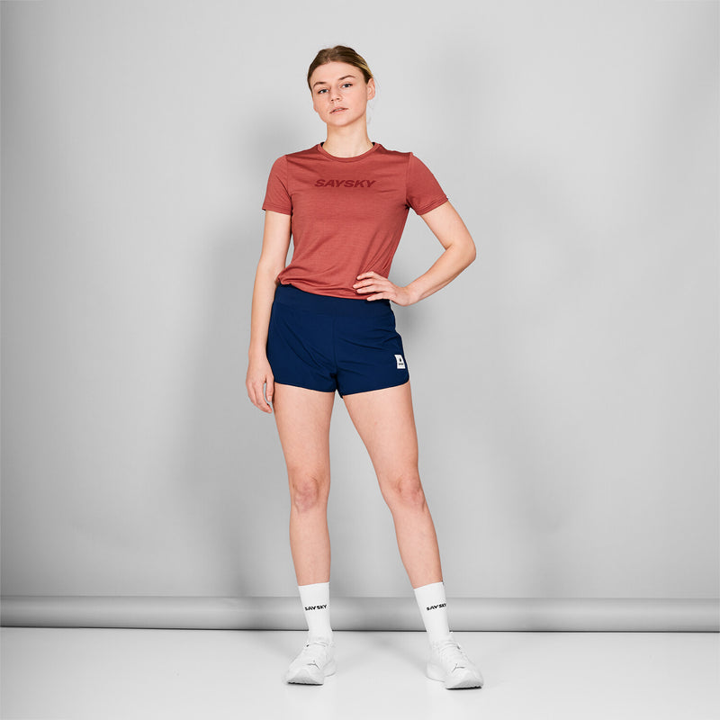 Saysky Logo Pace T-Shirt Rød 5006 NWRSS20C5006