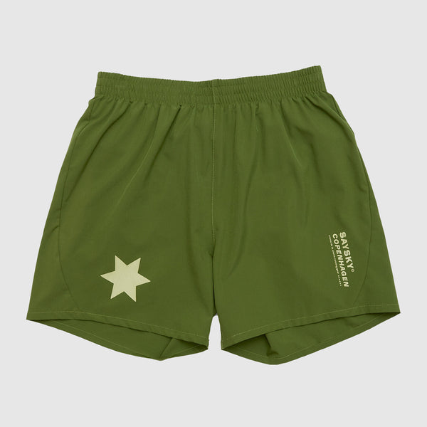 Saysky Statement Pace Shorts 5'' Grøn 313 NMRSH21C313