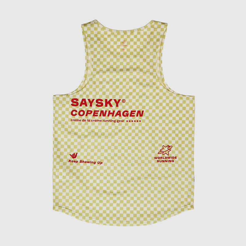 Saysky Checker Combat Singlet Grøn Checker 1034 NMRSI31C1034