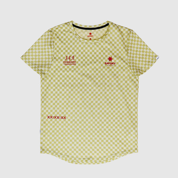 Saysky Checker Combat T-Shirt Grøn Checker 1034 NMRSS31C1034