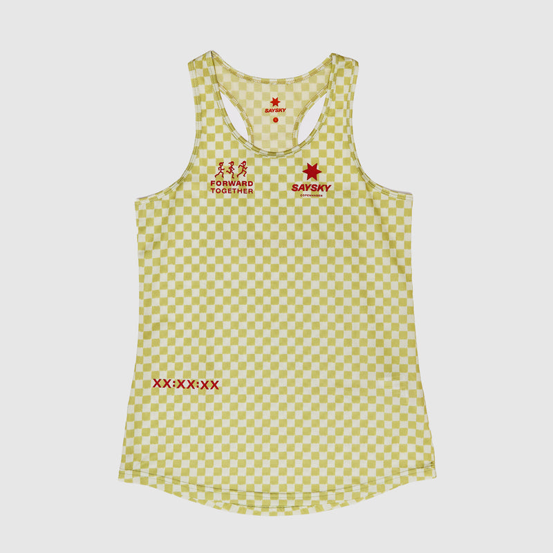 Saysky Checker Combat Singlet Grøn Checker 1034 NWRSI31C1034