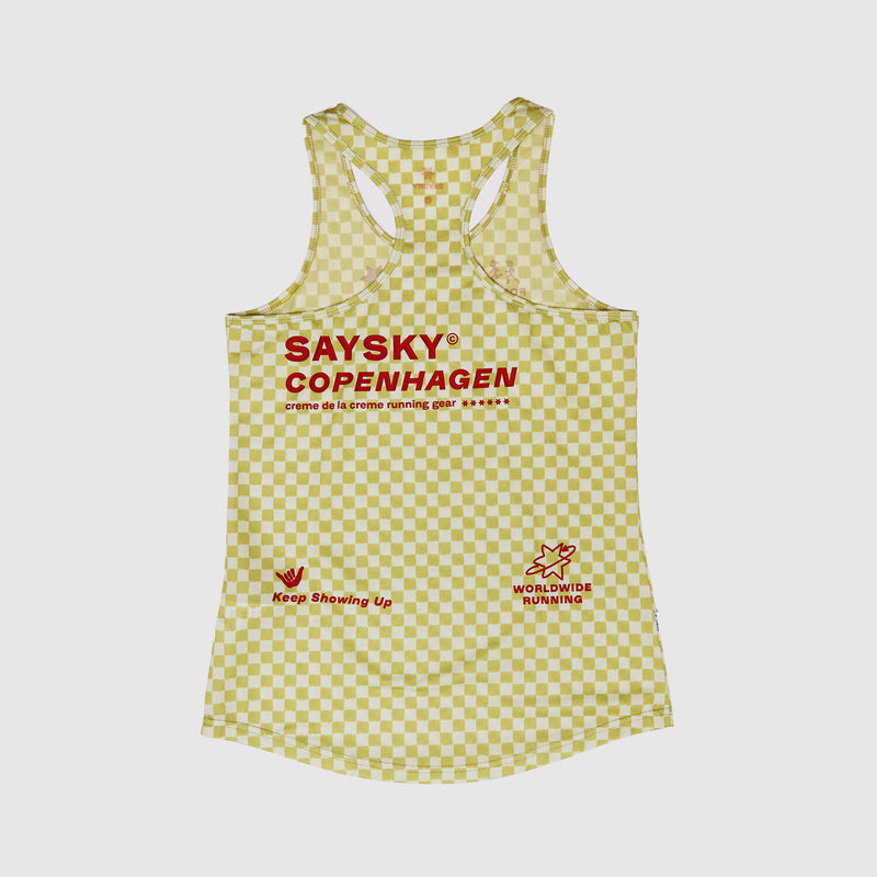 Saysky Checker Combat Singlet Grøn Checker 1034 NWRSI31C1034