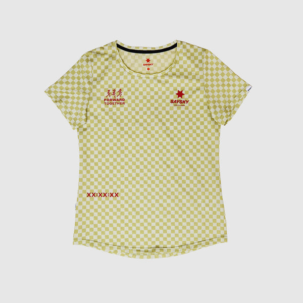Saysky Checker Combat T-Shirt Grøn Checker 1034 NWRSS31C1034