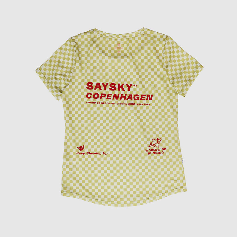 Saysky Checker Combat T-Shirt Grøn Checker 1034 NWRSS31C1034