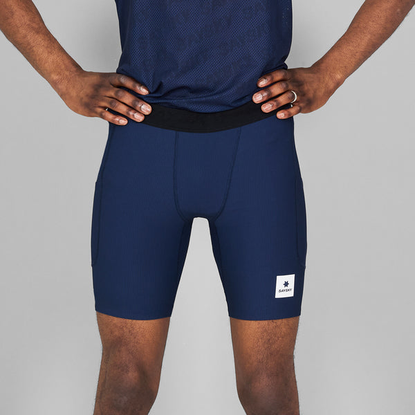 Saysky Combat+ Rib Short Tights 8'' Blå 201 NMRST32C201