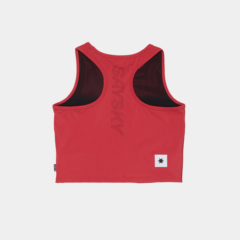 Saysky Flow Race Crop Top Rød 506 NWRSB61C506