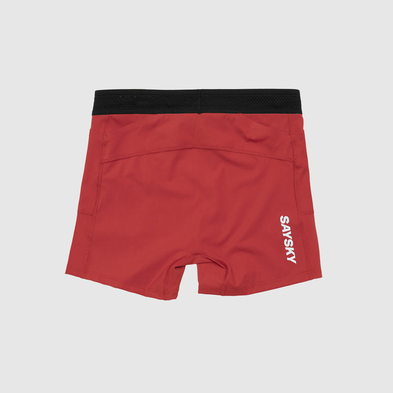 Saysky Flow+ Race Short Tights 4'' Rød 506 NWRST62C506