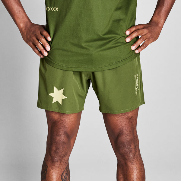 Saysky Statement Pace Shorts 5'' Grøn 313 NMRSH21C313