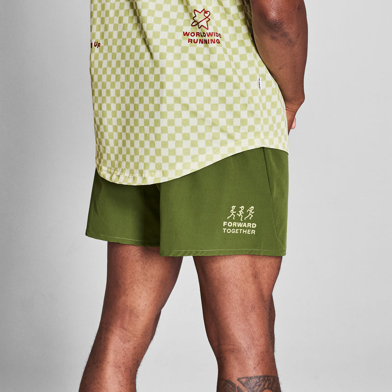 Saysky Statement Pace Shorts 5'' Grøn 313 NMRSH21C313