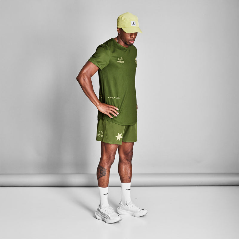 Saysky Statement Pace Shorts 5'' Grøn 313 NMRSH21C313