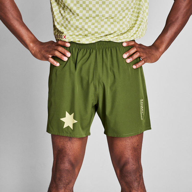 Saysky Statement Pace Shorts 5'' Grøn 313 NMRSH21C313