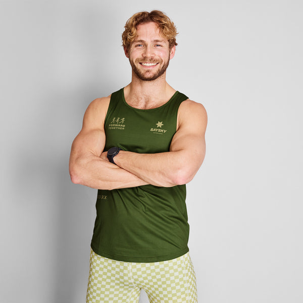 Saysky Combat Singlet Grøn 313 NMRSI31C313