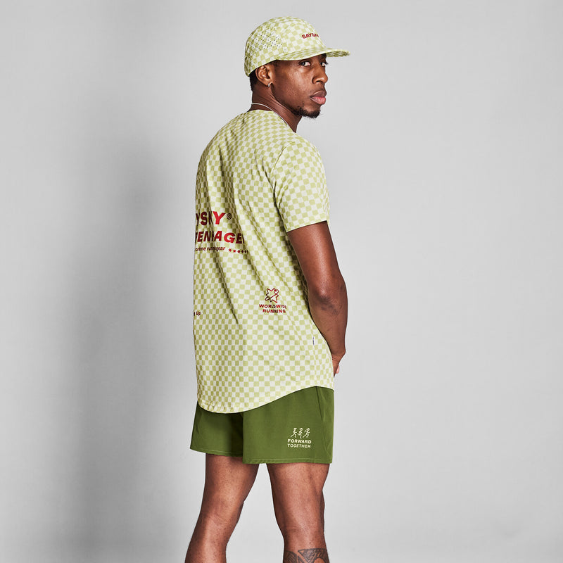 Saysky Checker Combat T-Shirt Grøn Checker 1034 NMRSS31C1034
