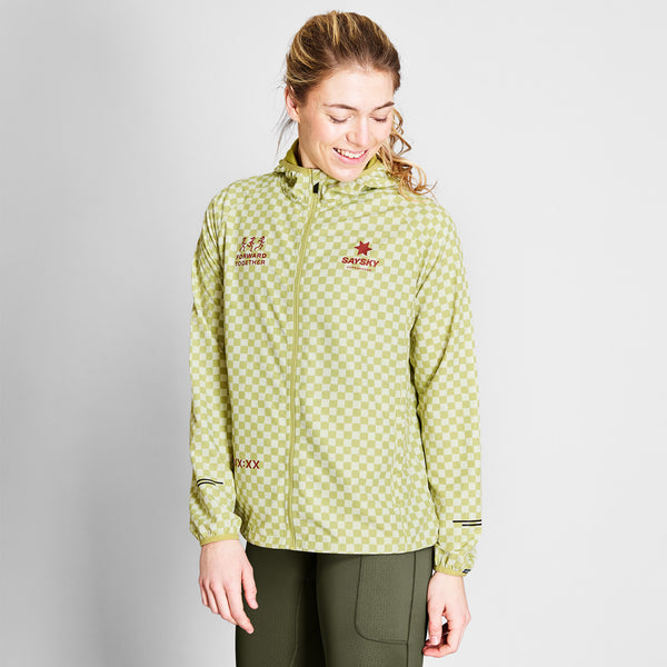 Saysky Checker Pace Jacket Grøn Checker 1034 NWRJA21C1034