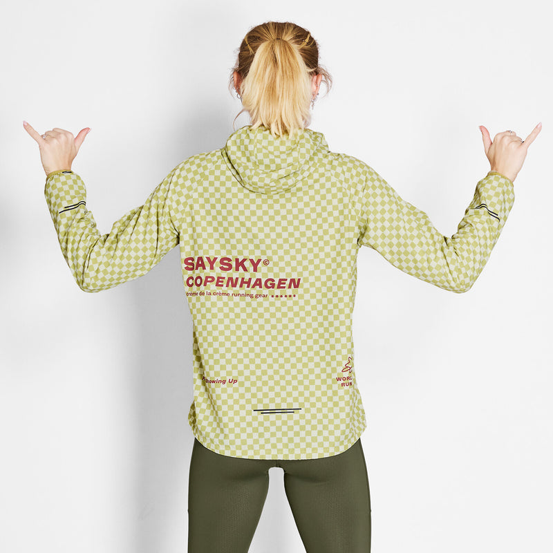 Saysky Checker Pace Jacket Grøn Checker 1034 NWRJA21C1034