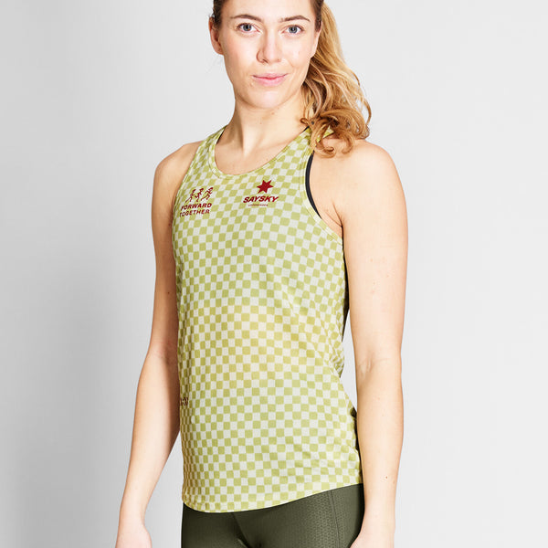 Saysky Checker Combat Singlet Grøn Checker 1034 NWRSI31C1034