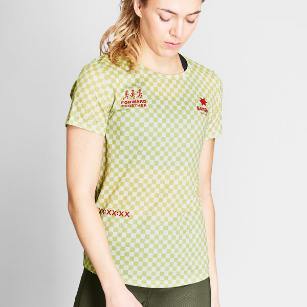 Saysky Checker Combat T-Shirt Grøn Checker 1034 NWRSS31C1034