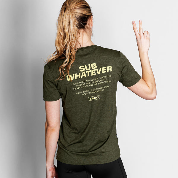 Saysky Statement Pace T-Shirt Grøn 3001 NMRSS21C3001