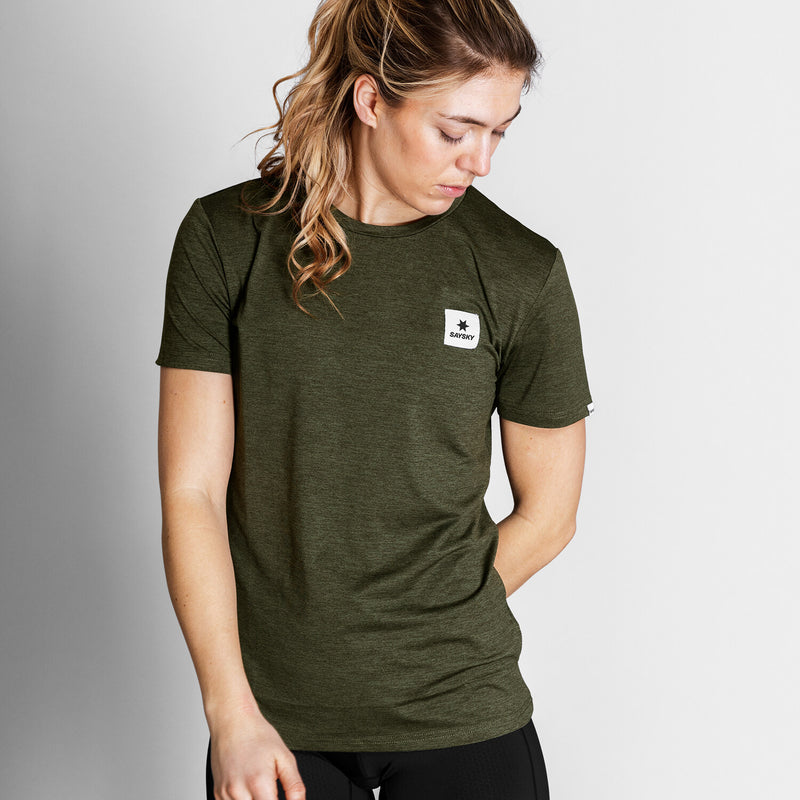 Saysky Statement Pace T-Shirt Grøn 3001 NMRSS21C3001