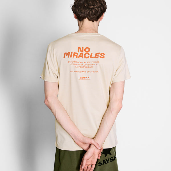 Saysky Statement Pace T-Shirt Beige 8002 NMRSS21C8002