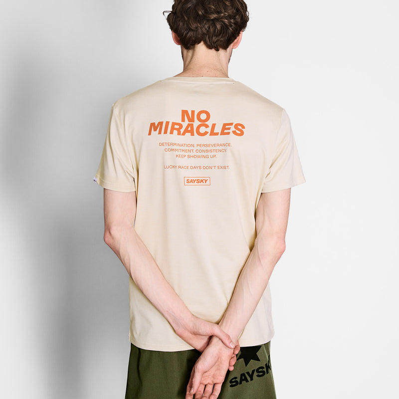 Saysky Statement Pace T-Shirt Beige 8002 NMRSS21C8002