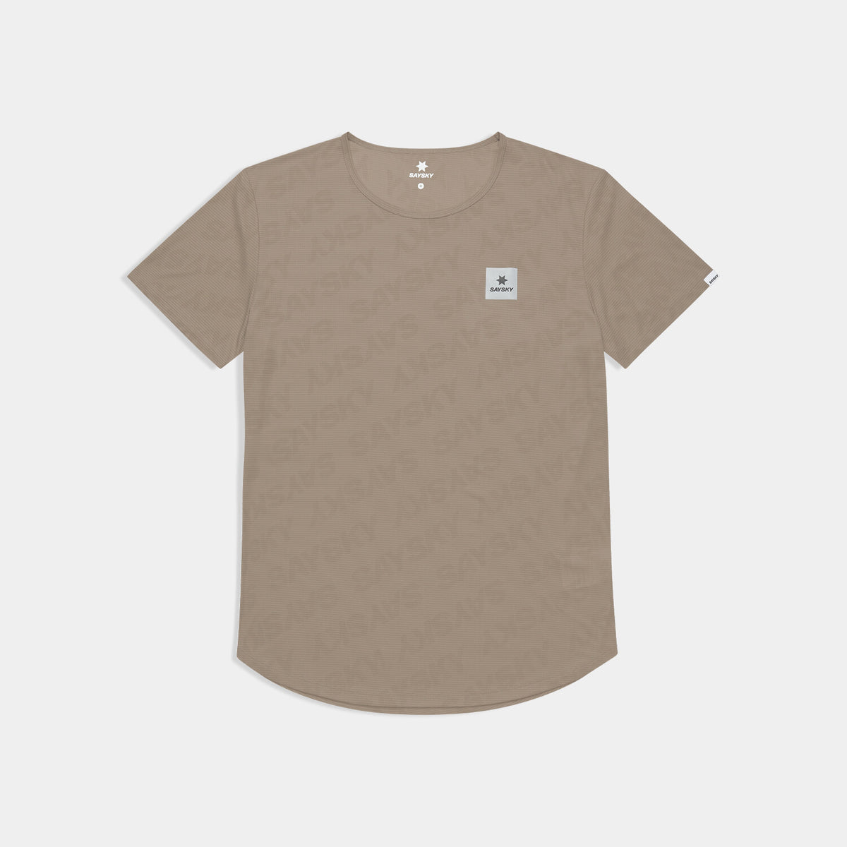 Saysky Reactive Flow T-shirt Mørk Beige Logo 1070 SM25011