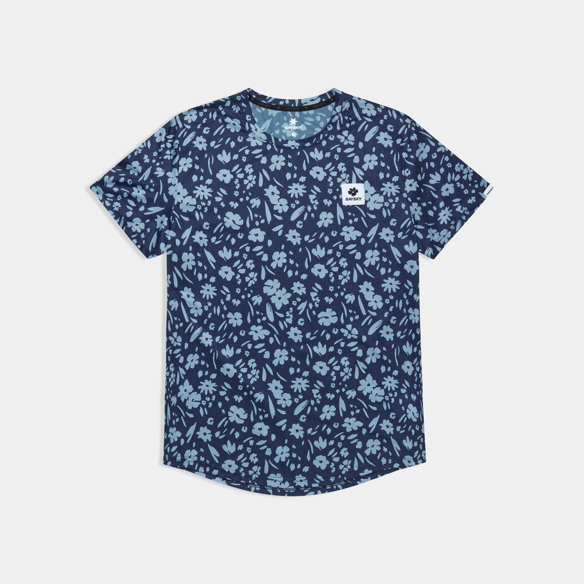 Saysky Flower Combat T-Shirt Blå Flower 1065 SM25012