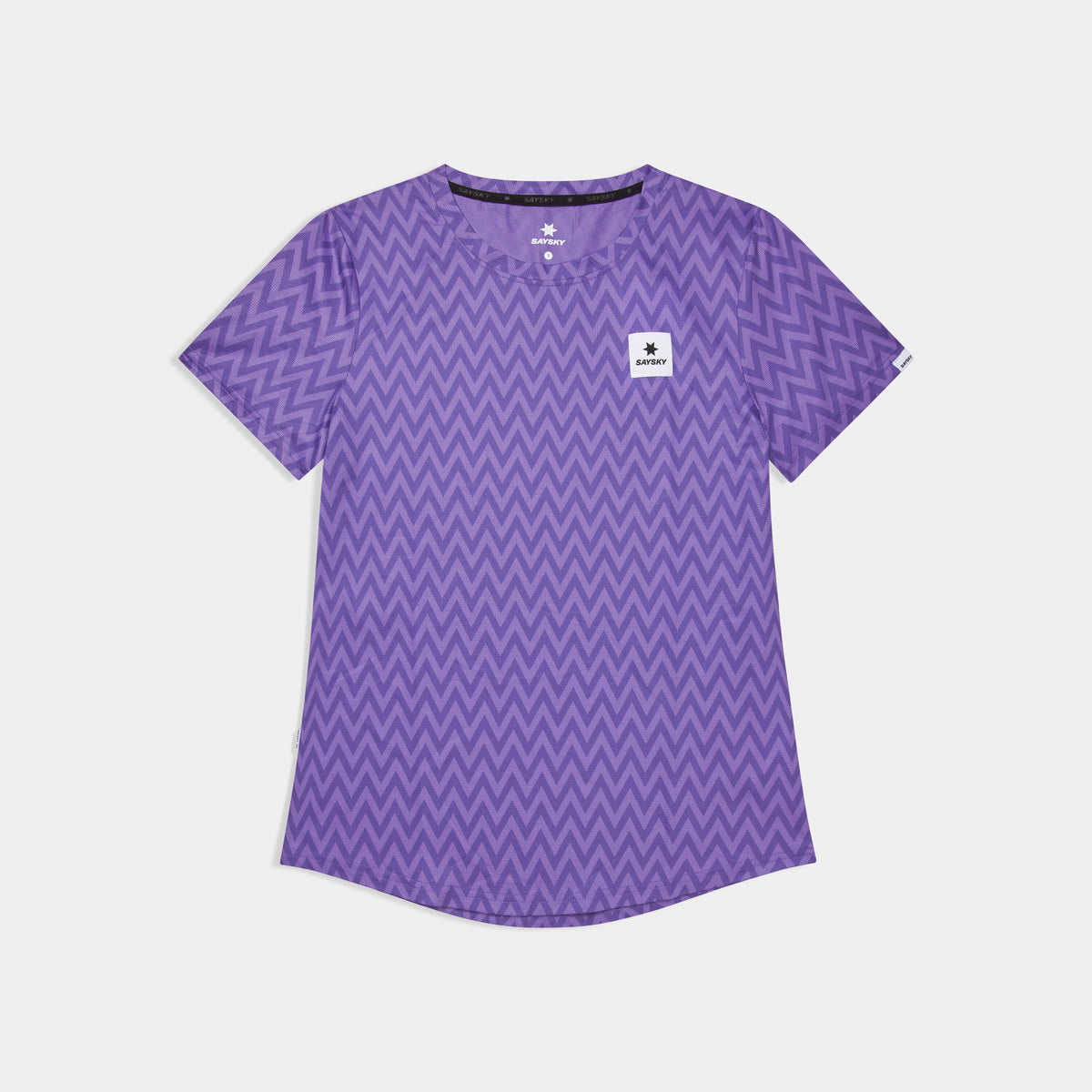 Saysky Zig Zag Combat T-Shirt Lilla Zig Zag 1061 SW25012