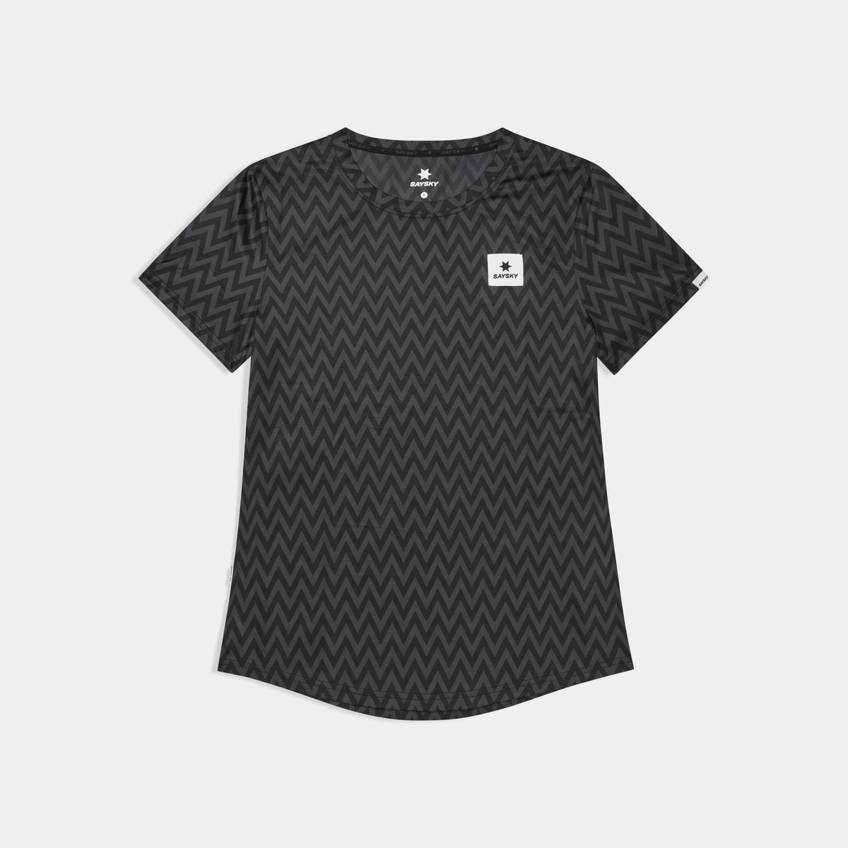 Saysky Zig Zag Combat T-Shirt Sort Zig Zag 1062 SW25012
