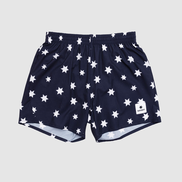 Saysky Star Pace Shorts 5'' Blå/Hvid Stars 1028 NMRSH21C1028